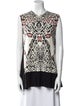 Yigal Azrouël Printed V-Neck Tunic