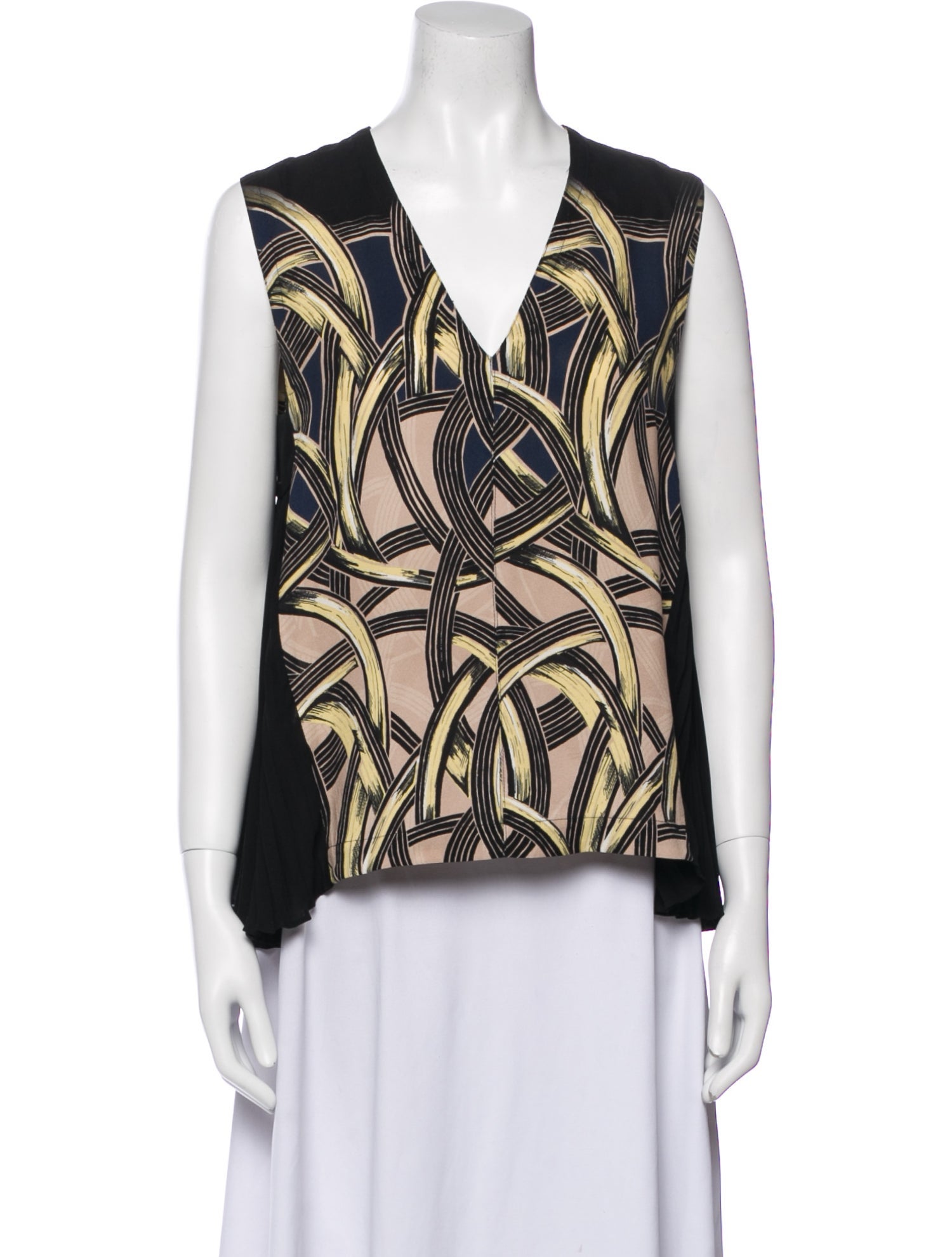 Yigal Azrouël Silk Printed Top