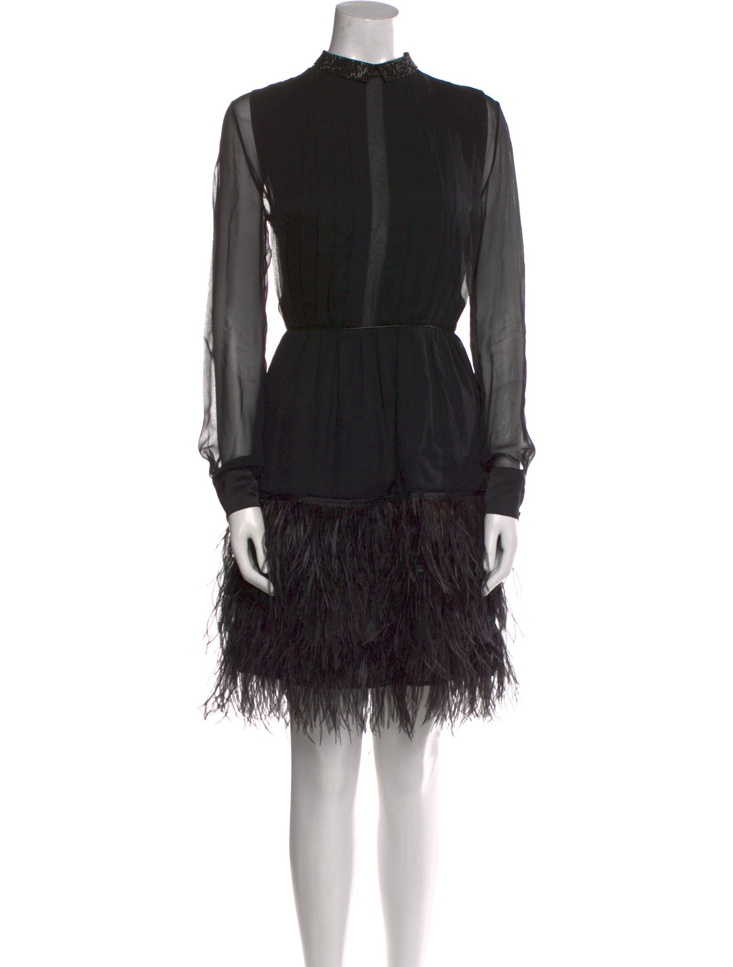 Yigal Azrouël Silk Mini Dress