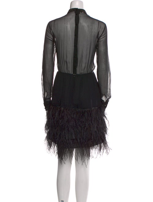 Yigal Azrouël Silk Mini Dress