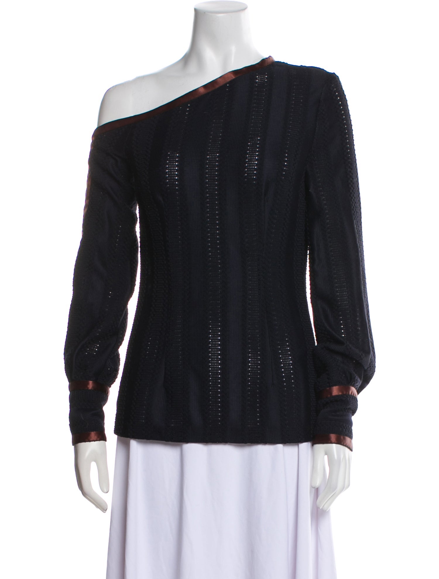 Yigal Azrouël One-Shoulder Long Sleeve Top