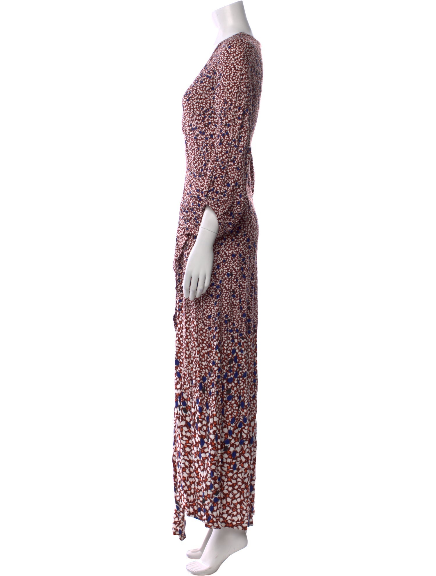 Yigal Azrouël Floral Print Long Dress w/ Tags