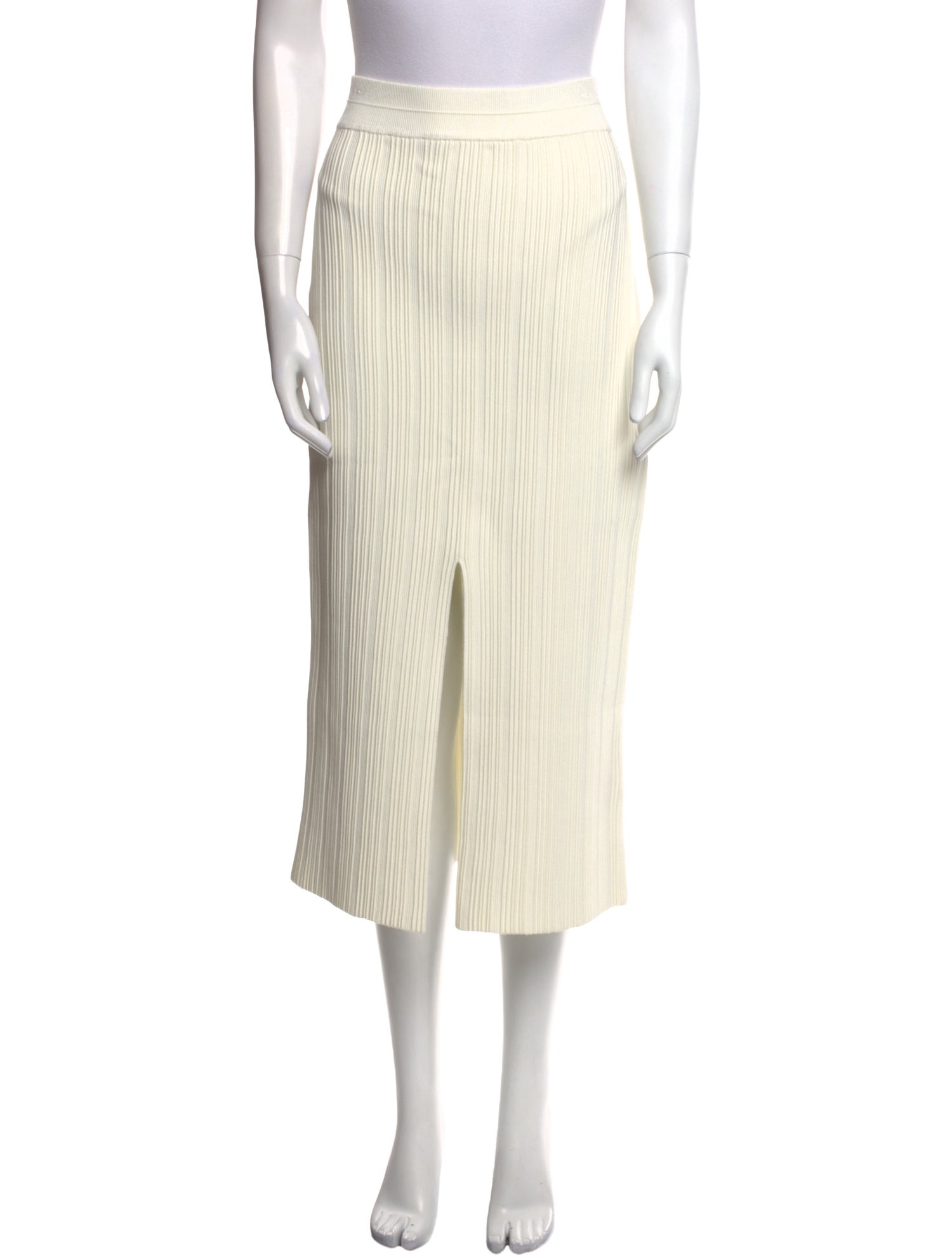 Yigal Azrouël Pleated Accents Midi Length Skirt