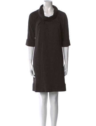 Yigal Azrouël Turtleneck Mini Dress