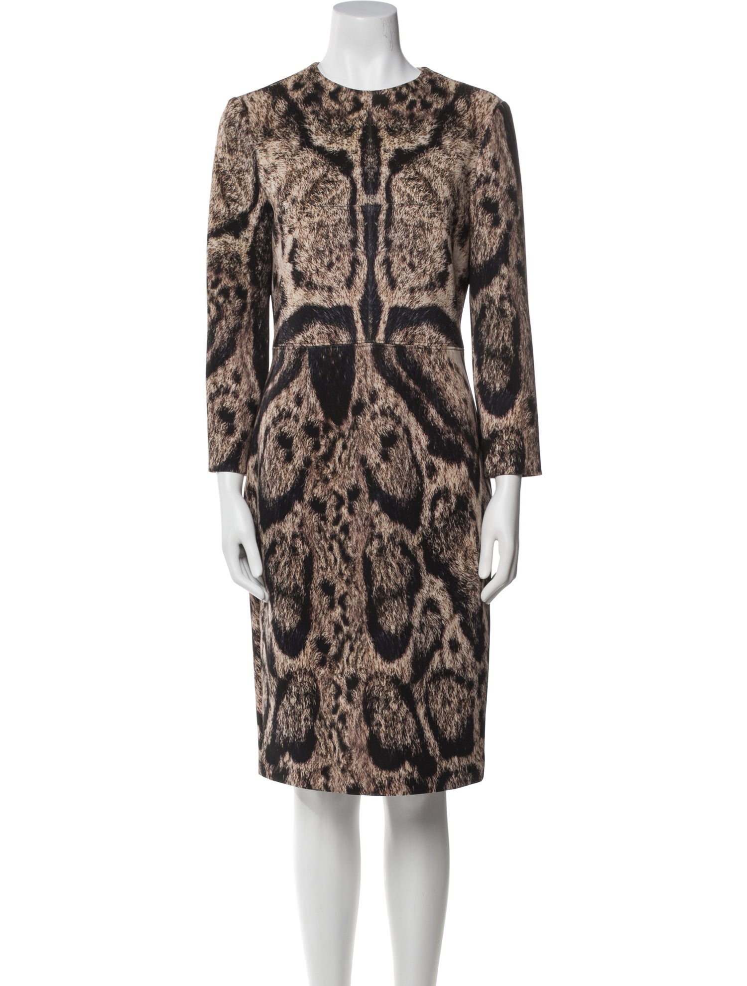 Yigal Azrouël Printed Knee-Length Dress