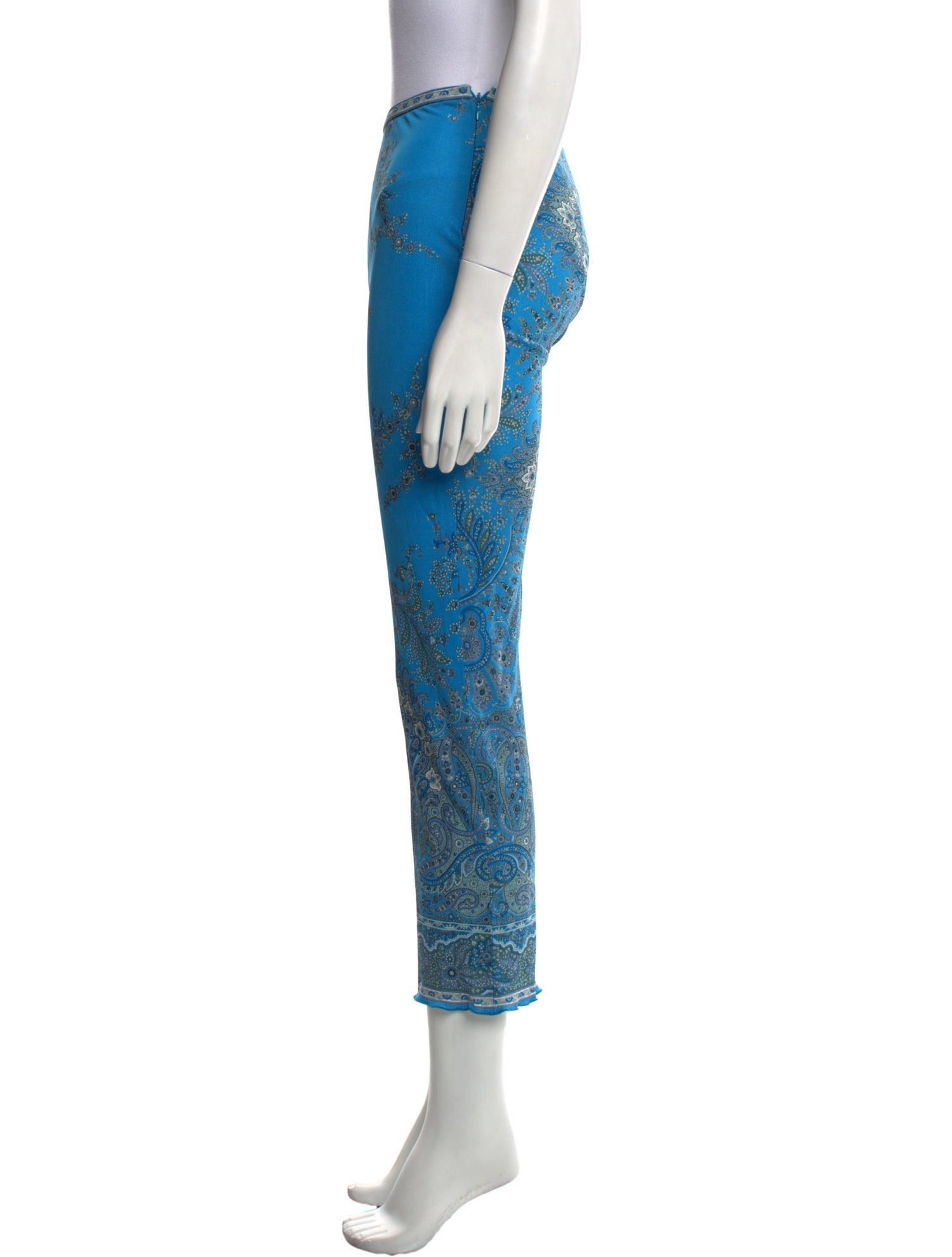 Yigal Azrouël Paisley Print Straight Leg Pants