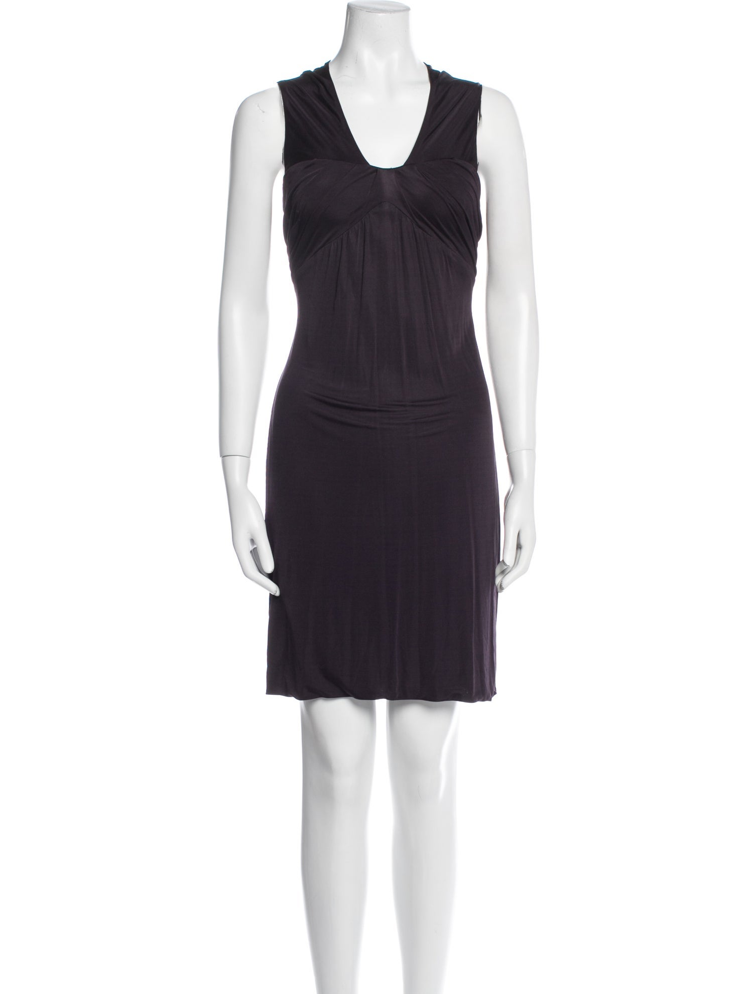 Yigal Azrouël Square Neckline Knee-Length Dress