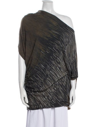 Yigal Azrouël Printed Asymmetrical Tunic