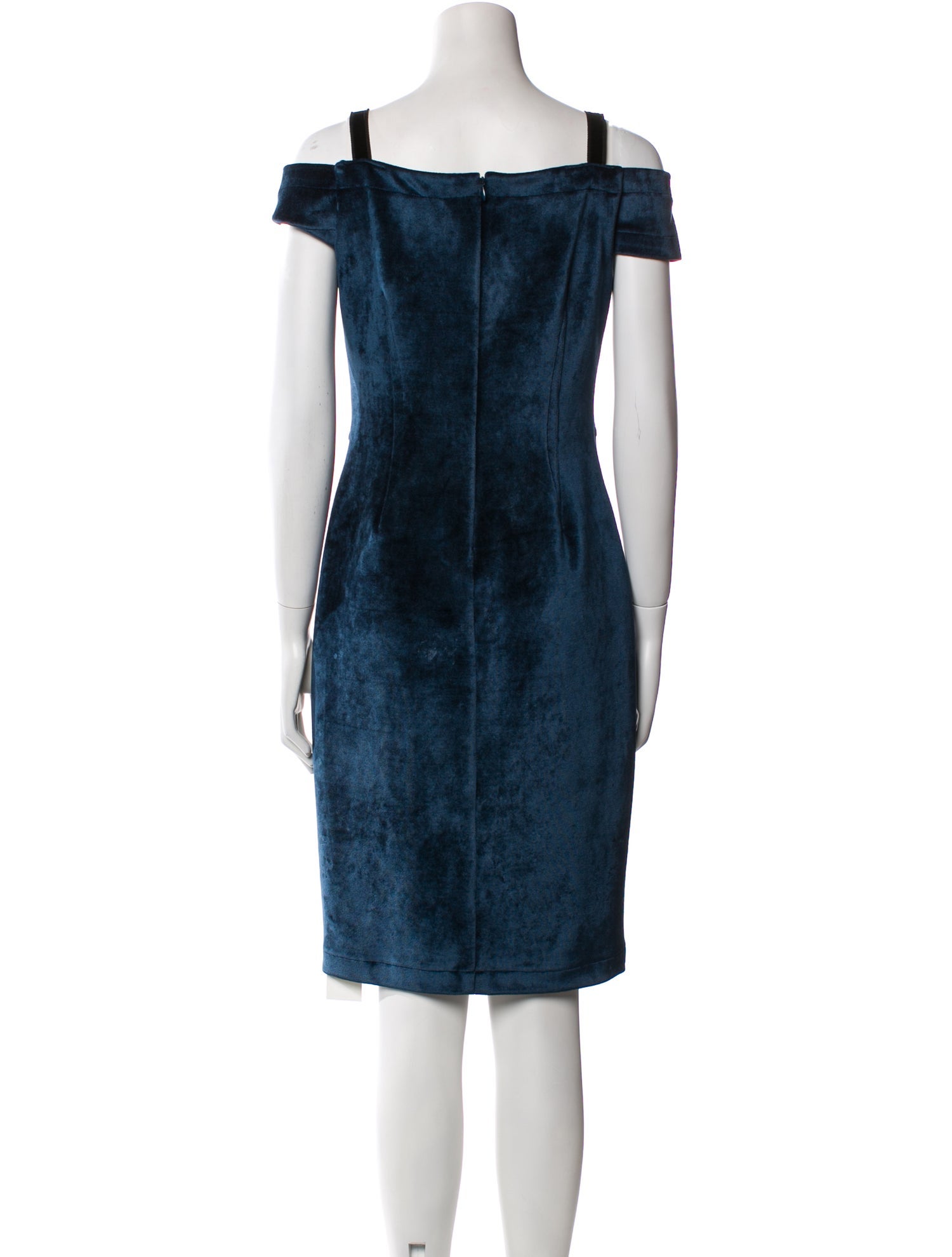 Yigal Azrouël Velvet Knee-Length Dress