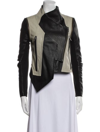 Yigal Azrouël Leather Biker Jacket