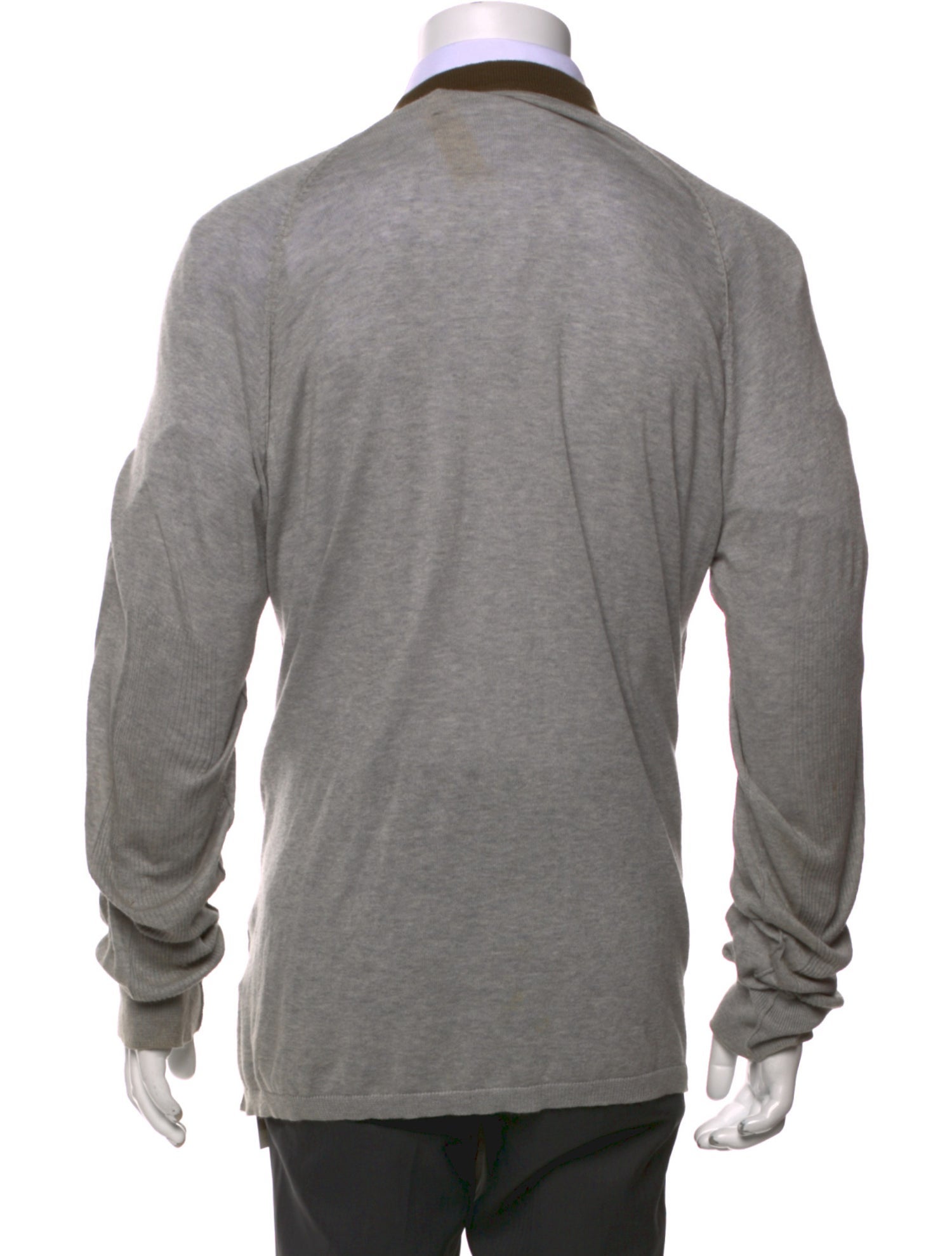 Yigal Azrouël Striped V-Neck Cardigan