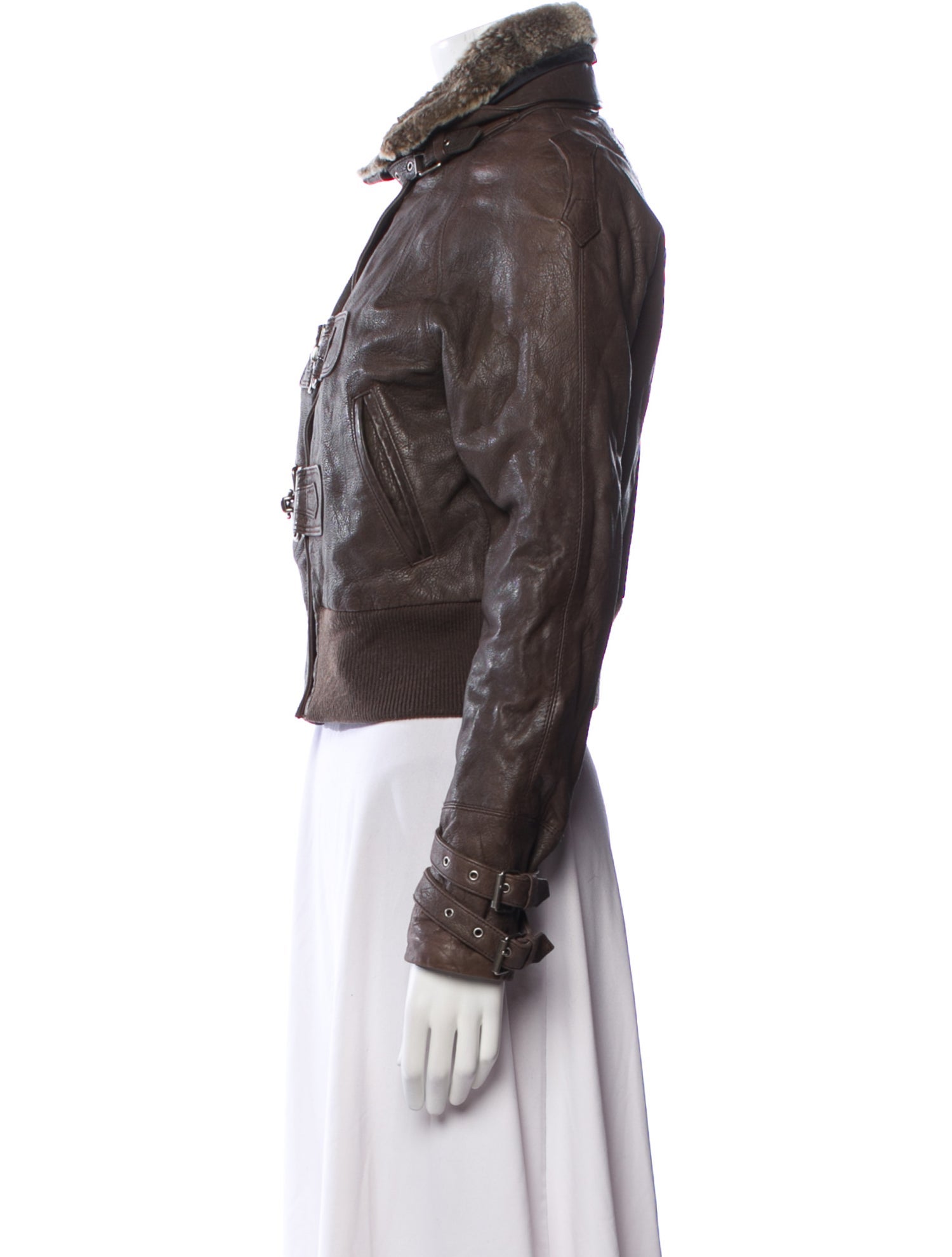 Yigal Azrouël Leather Jacket