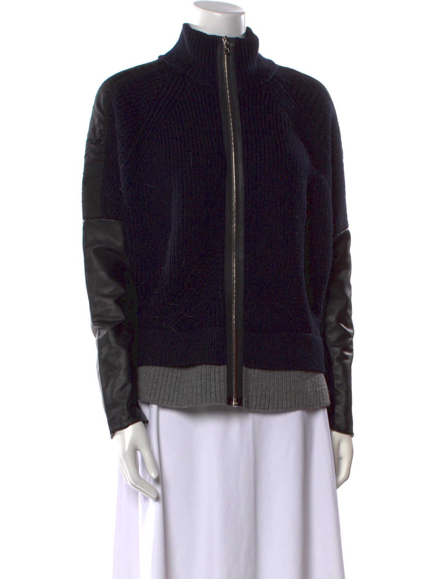 Yigal Azrouël Wool Mock Neck Sweater