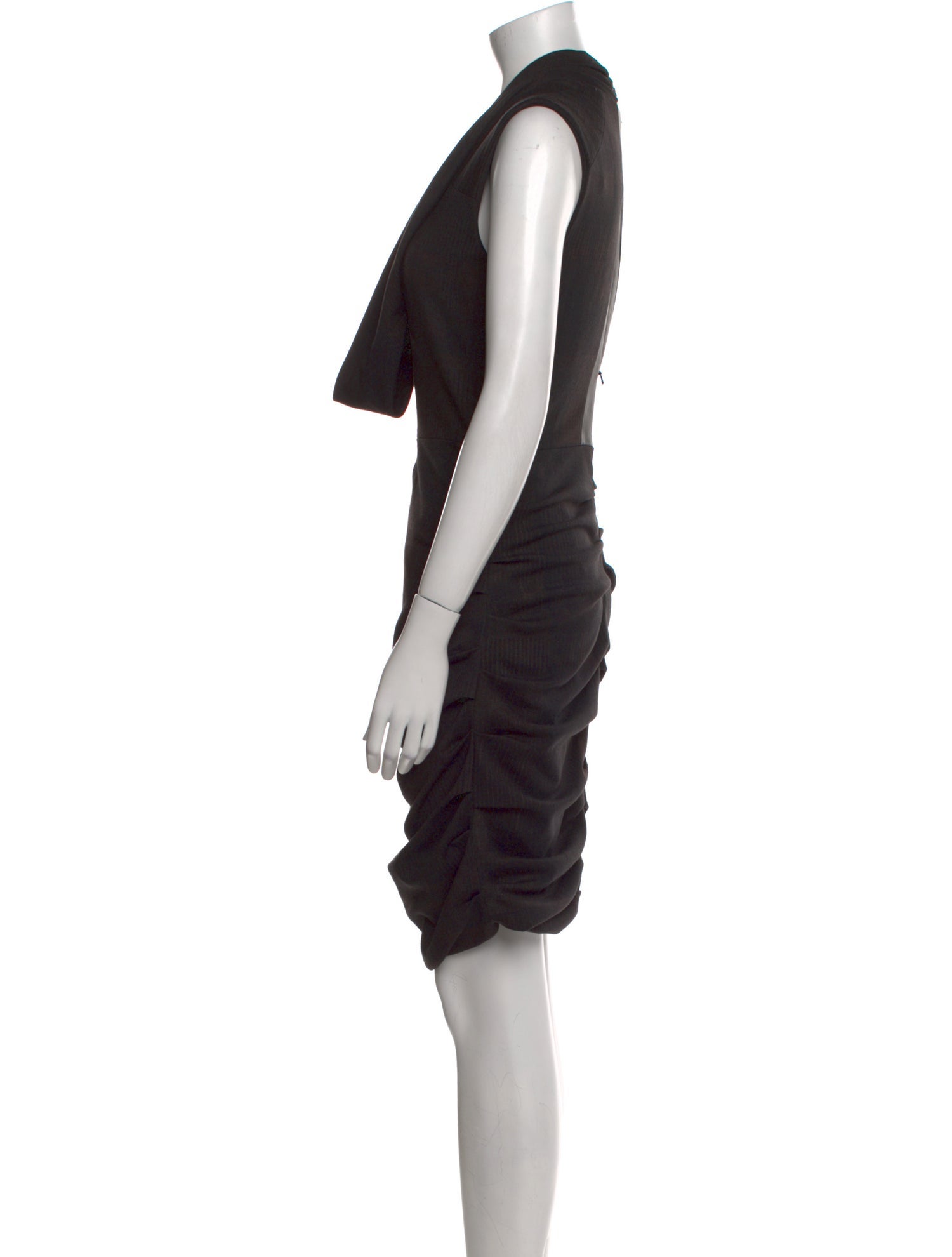 Yigal Azrouël Square Neckline Knee-Length Dress