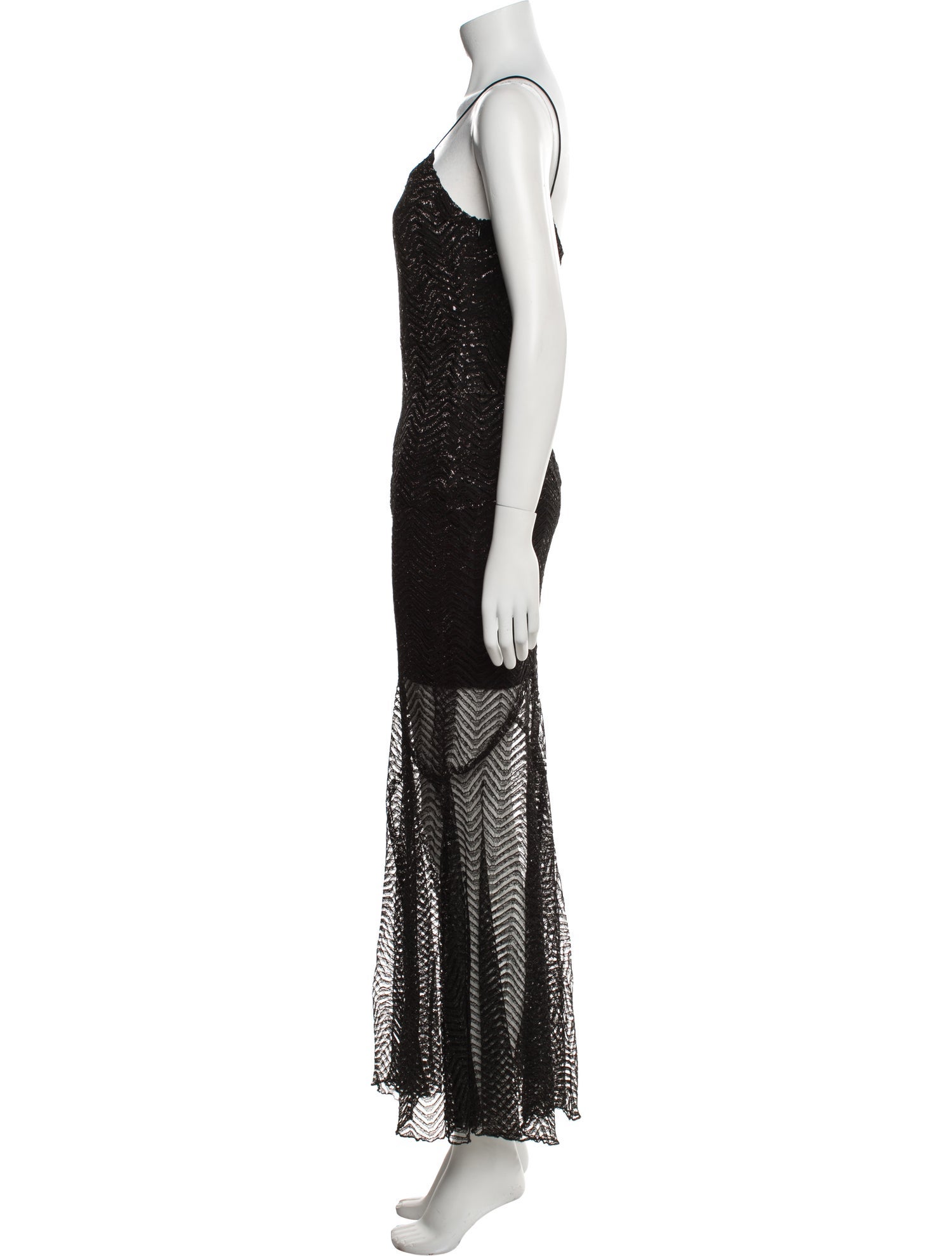 Yigal Azrouël Scoop Neck Long Dress