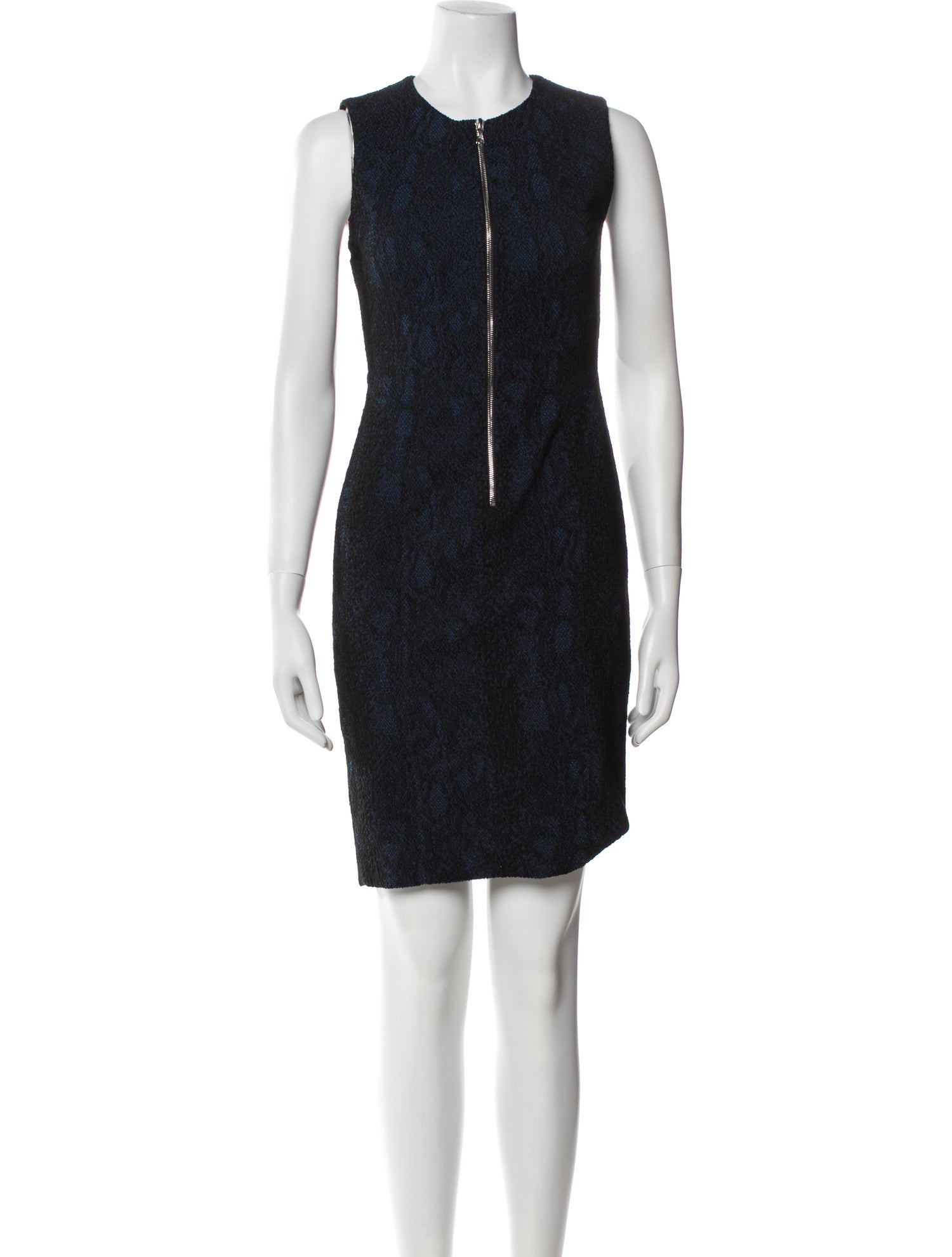 Yigal Azrouël Crew Neck Mini Dress