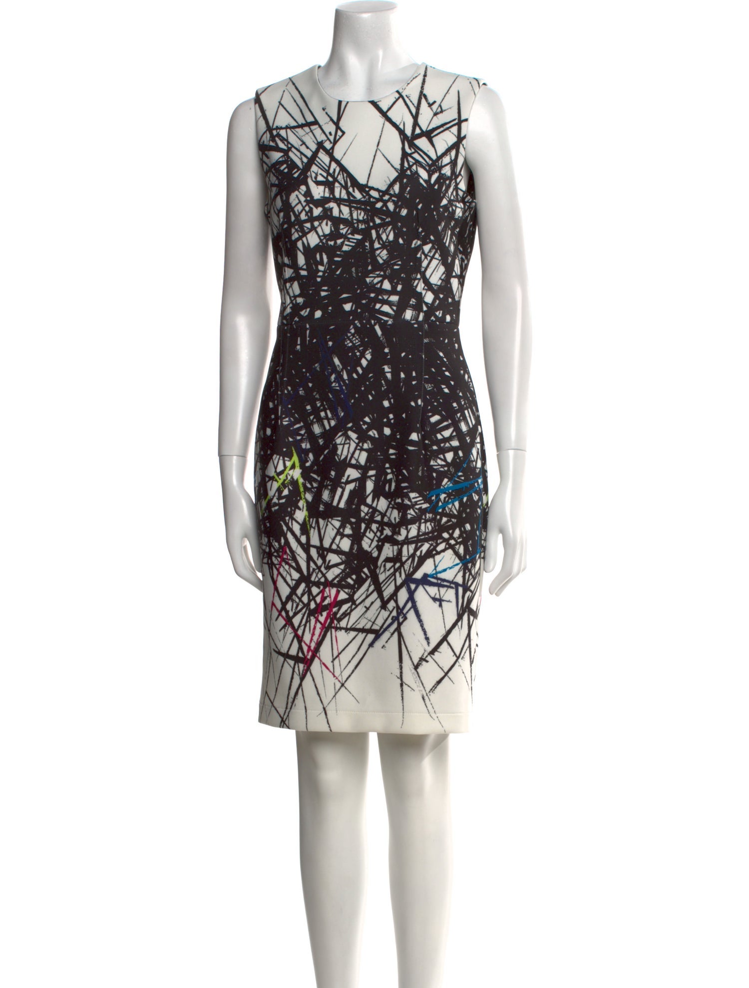 Yigal Azrouël Printed Knee-Length Dress