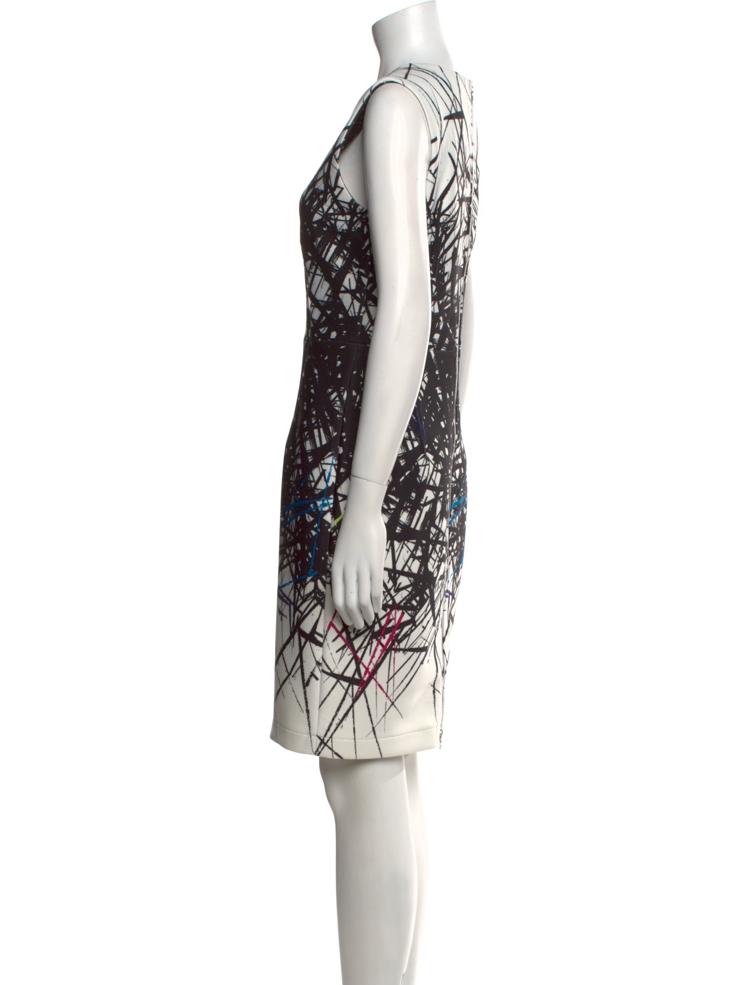 Yigal Azrouël Printed Knee-Length Dress