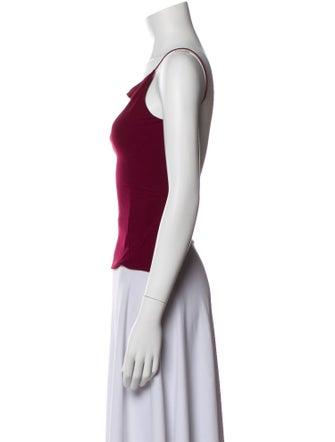 Yigal Azrouël Square Neckline Sleeveless Top
