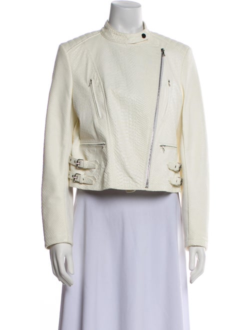 Yigal Azrouël Lamb Leather Biker Jacket