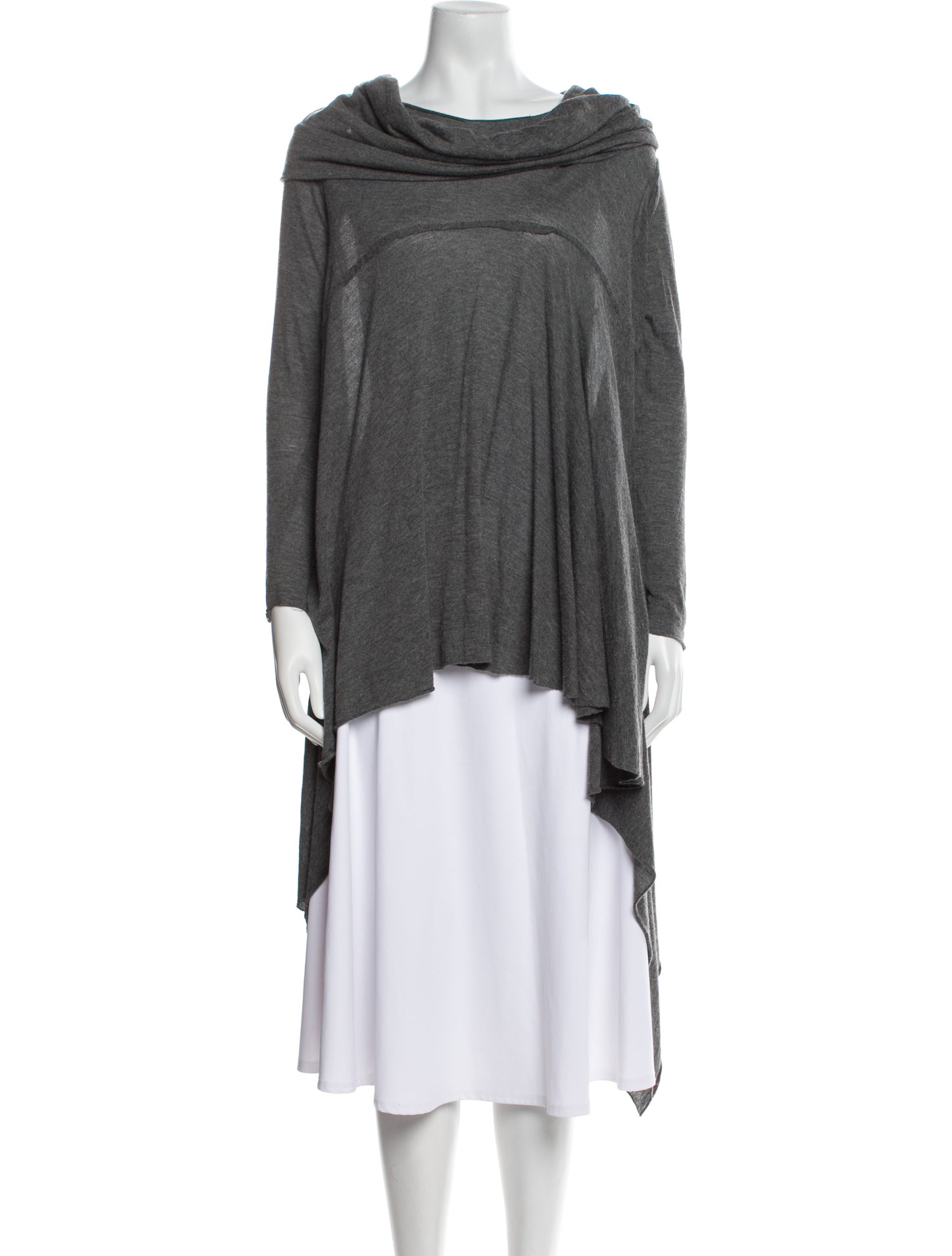 Yigal Azrouël Cowl Neck Long Sleeve Tunic