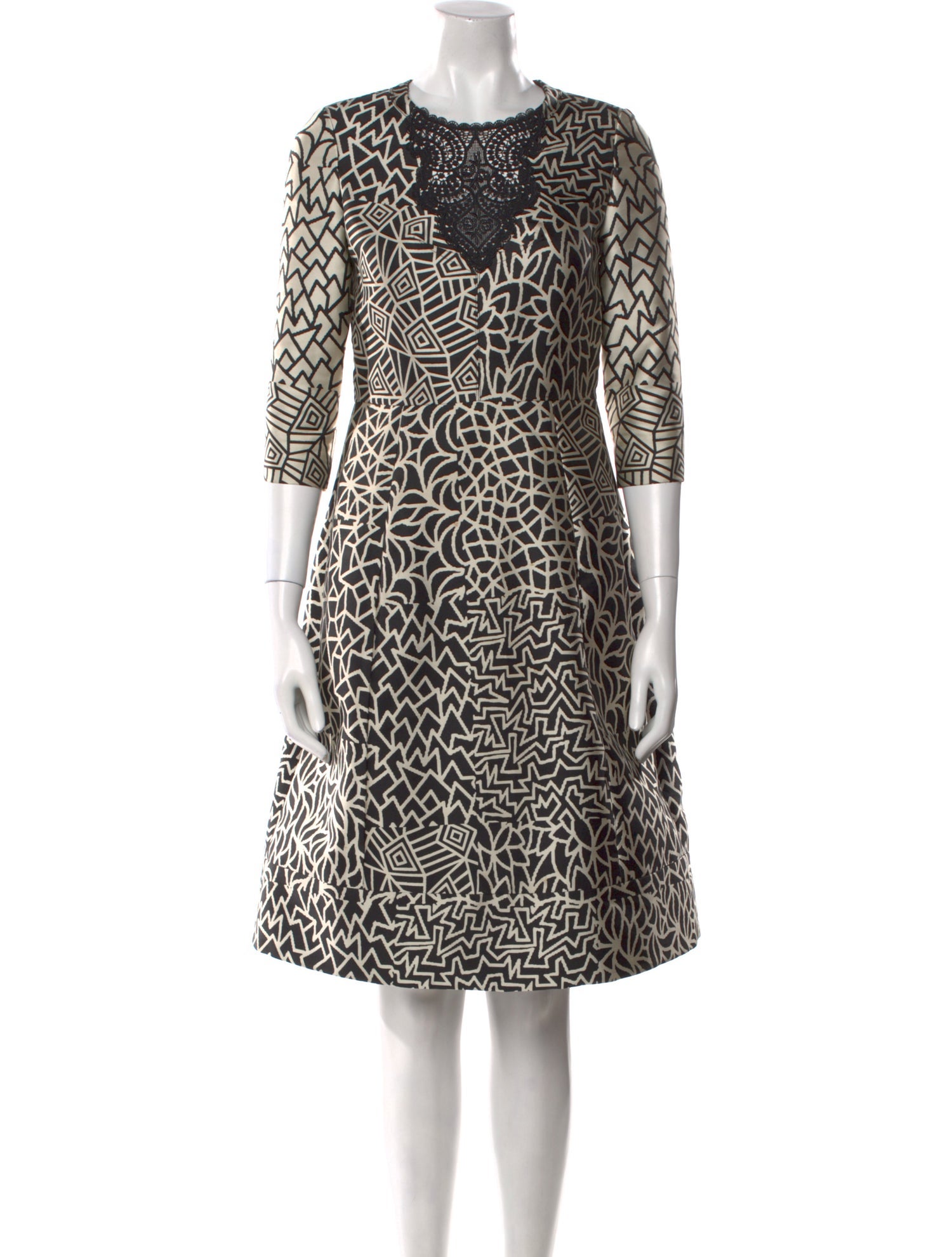 Yigal Azrouël Printed Knee-Length Dress
