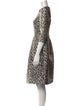 Yigal Azrouël Printed Knee-Length Dress