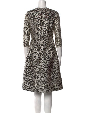 Yigal Azrouël Printed Knee-Length Dress