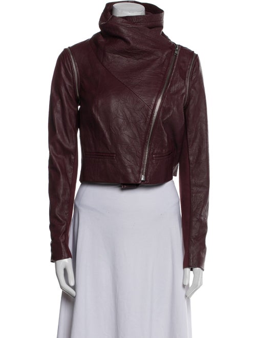 Yigal Azrouël Leather Biker Jacket