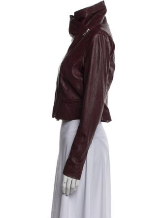 Yigal Azrouël Leather Biker Jacket