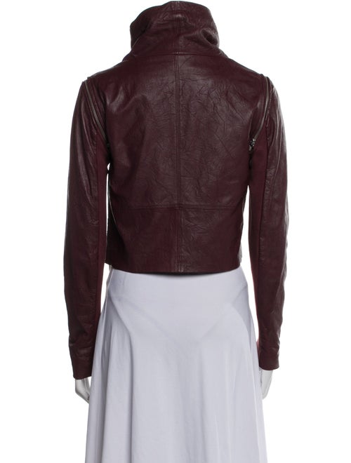 Yigal Azrouël Leather Biker Jacket