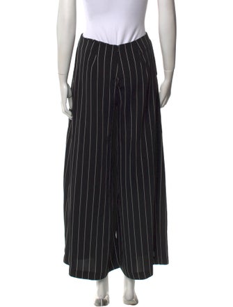 Yigal Azrouël Striped Wide Leg Pants