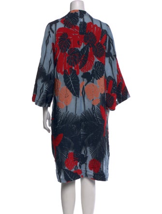 Yigal Azrouël Printed Midi Length Dress