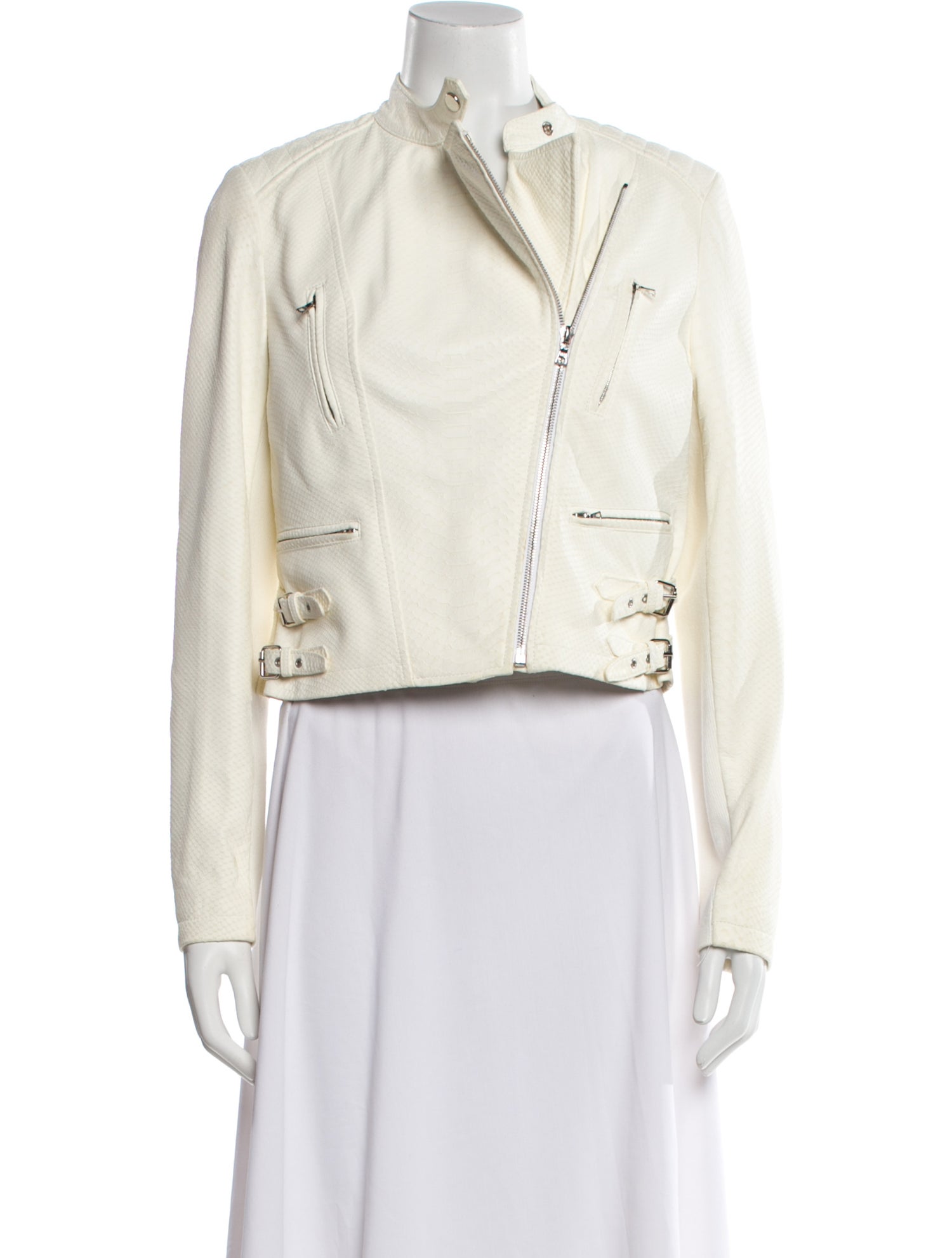 Yigal Azrouël Leather Biker Jacket