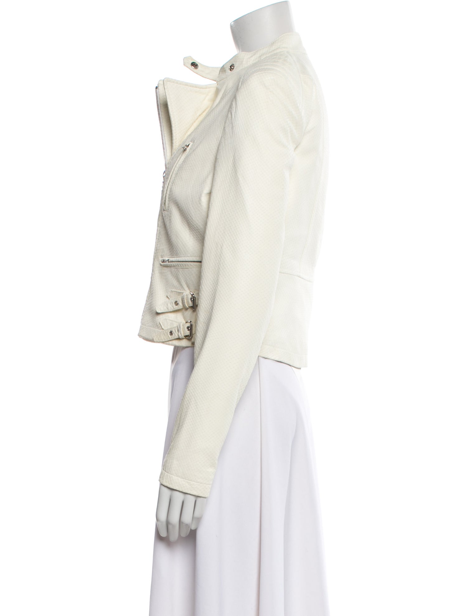 Yigal Azrouël Leather Biker Jacket