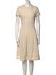 Yigal Azrouël Wool Knee-Length Dress