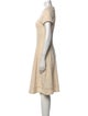 Yigal Azrouël Wool Knee-Length Dress