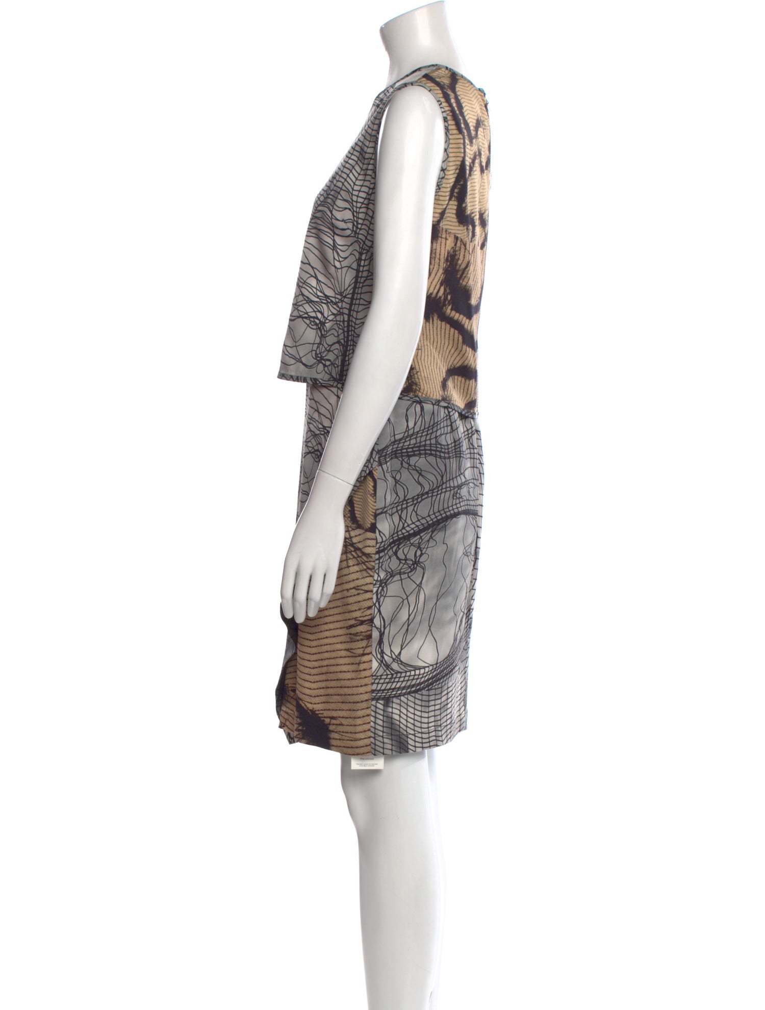Yigal Azrouël Printed Knee-Length Dress