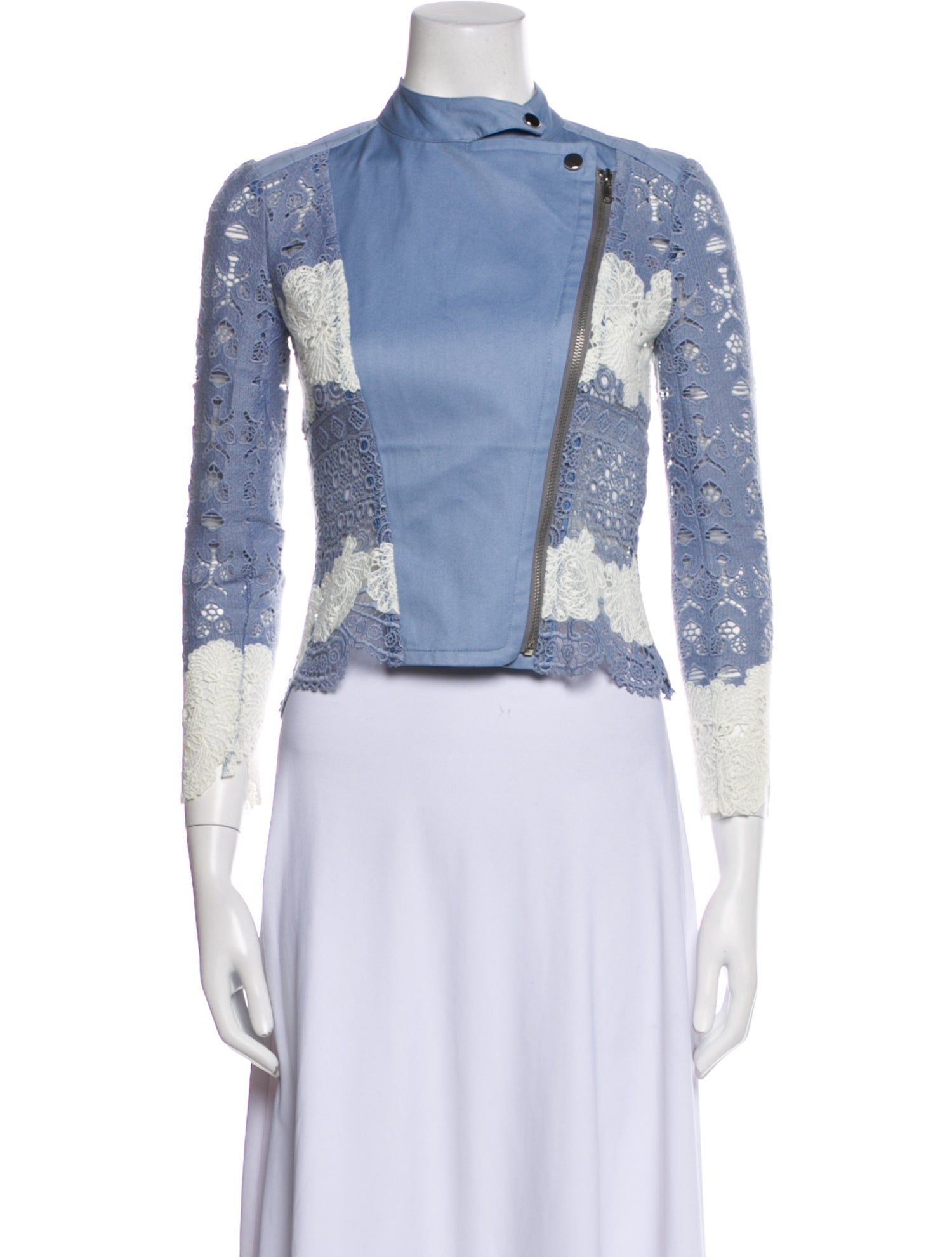 Yigal Azrouël Lace Pattern Evening Jacket