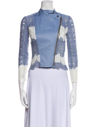 Yigal Azrouël Lace Pattern Evening Jacket
