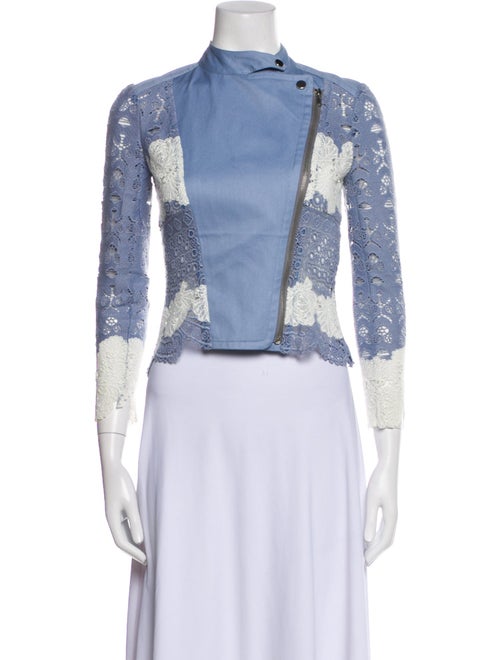 Yigal Azrouël Lace Pattern Evening Jacket
