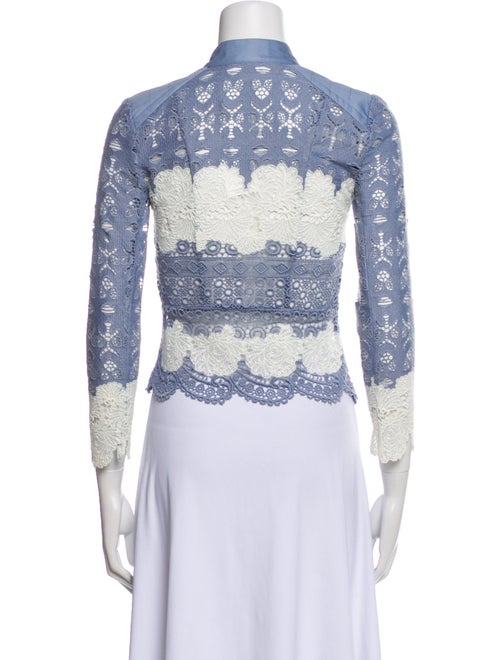 Yigal Azrouël Lace Pattern Evening Jacket