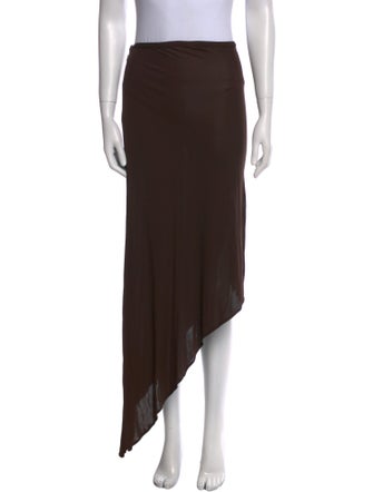 Yigal Azrouël Cutout Accent Long Skirt