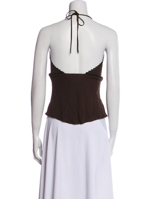 Yigal Azrouël V-Neck Sleeveless Top