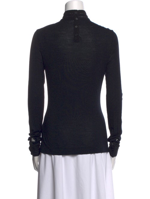 Yigal Azrouël Wool Turtleneck Top