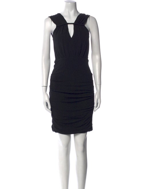 Yigal Azrouël V-Neck Mini Dress