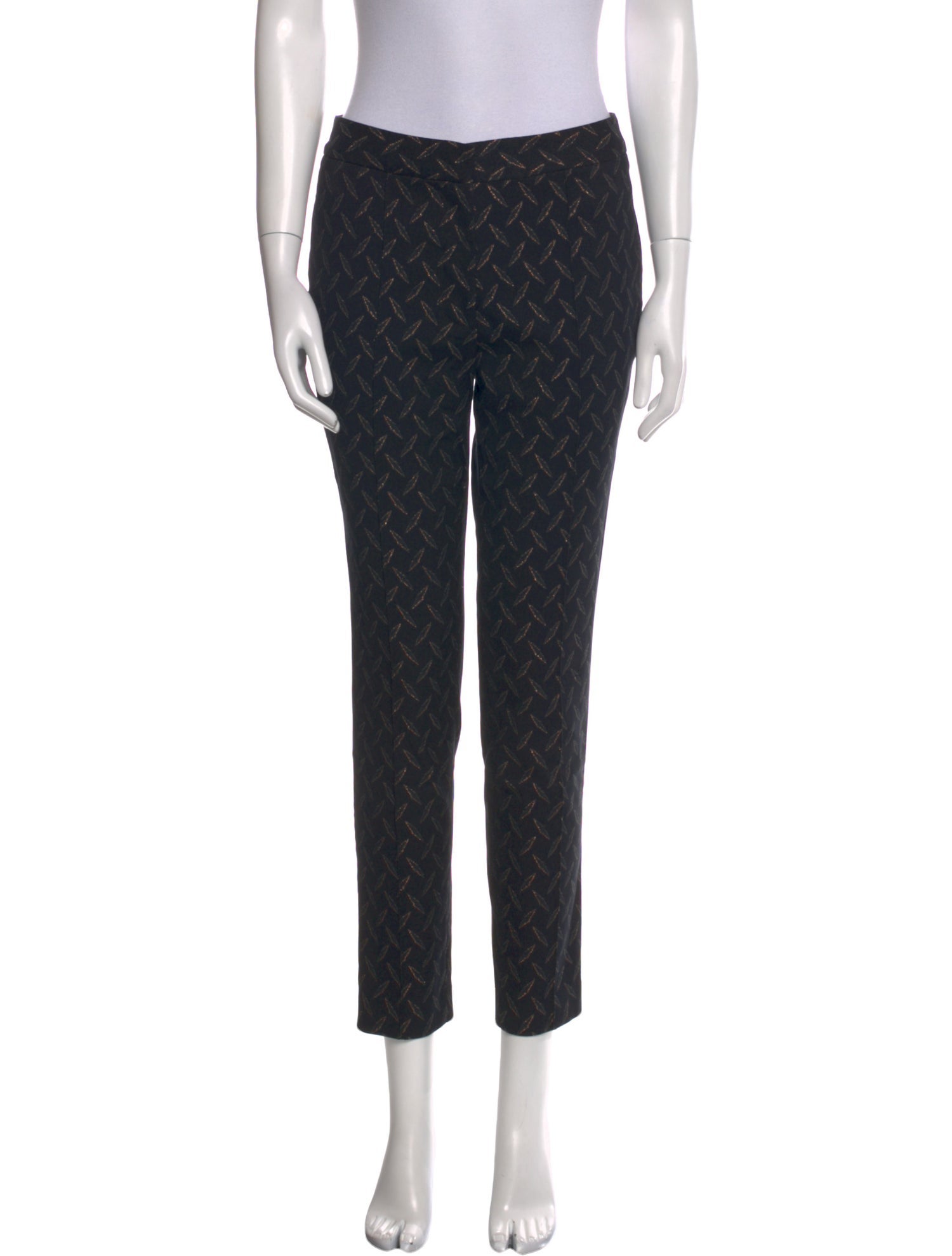 Yigal Azrouël Printed Skinny Leg Pants