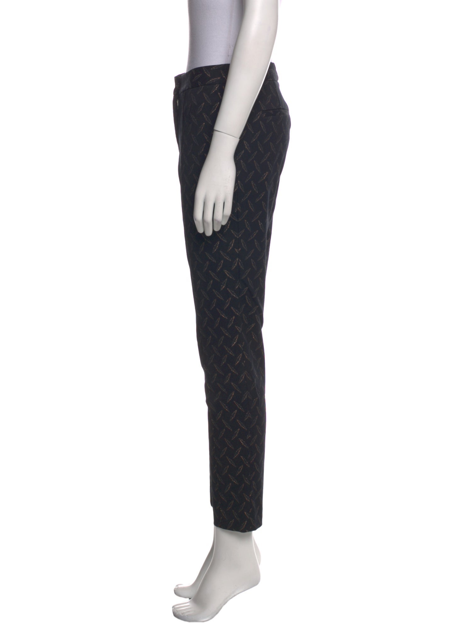 Yigal Azrouël Printed Skinny Leg Pants