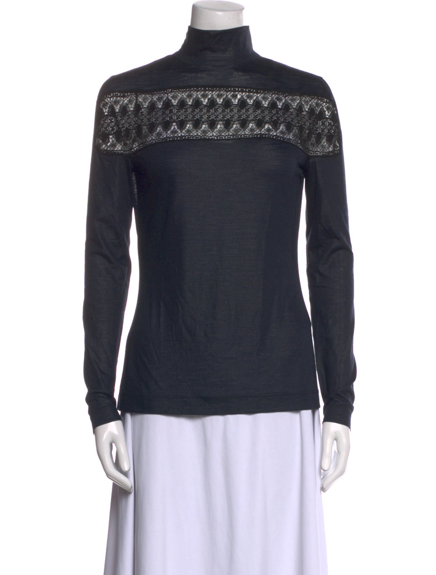 Yigal Azrouël Turtleneck Long Sleeve Top