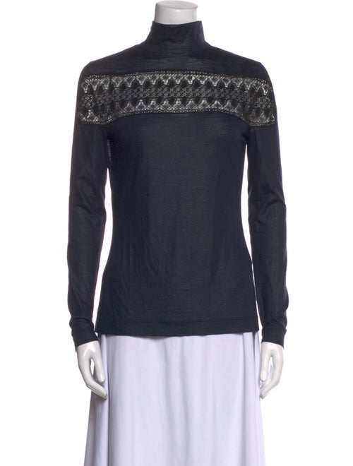 Yigal Azrouël Turtleneck Long Sleeve Top